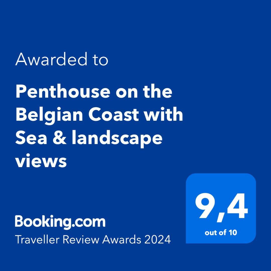 Penthouse On The Belgian Coast With Sea & Landscape Views Apartment Wenduine Exterior photo